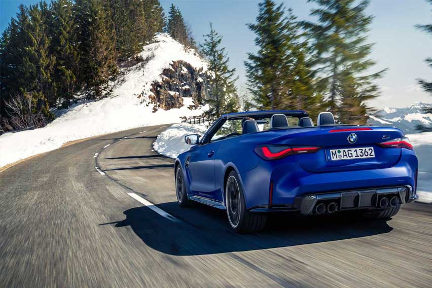 BMW M4 Competition Convertible rear