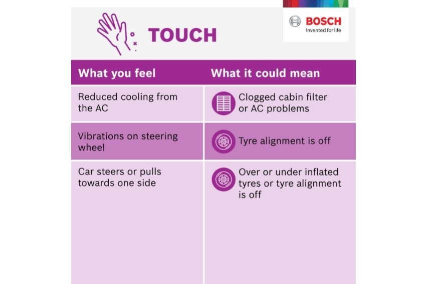 Bosch - How to Use your Sense of Touch to Detect Car Trouble