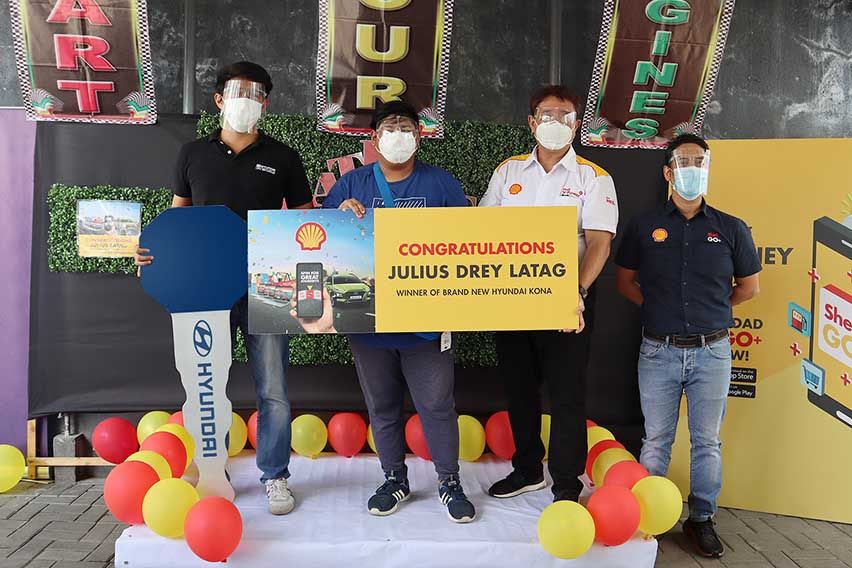 Shell Spin for Great Journeys 2020 Raffle Winner Julius Drey Latag