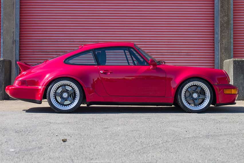 Everrati’s electrified Porsche 911 side