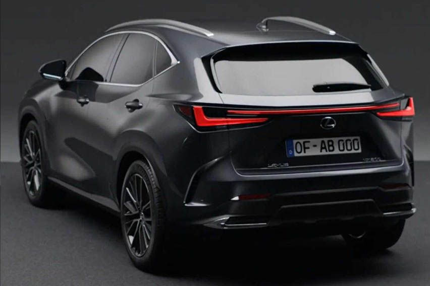 2022 Lexus NX rear