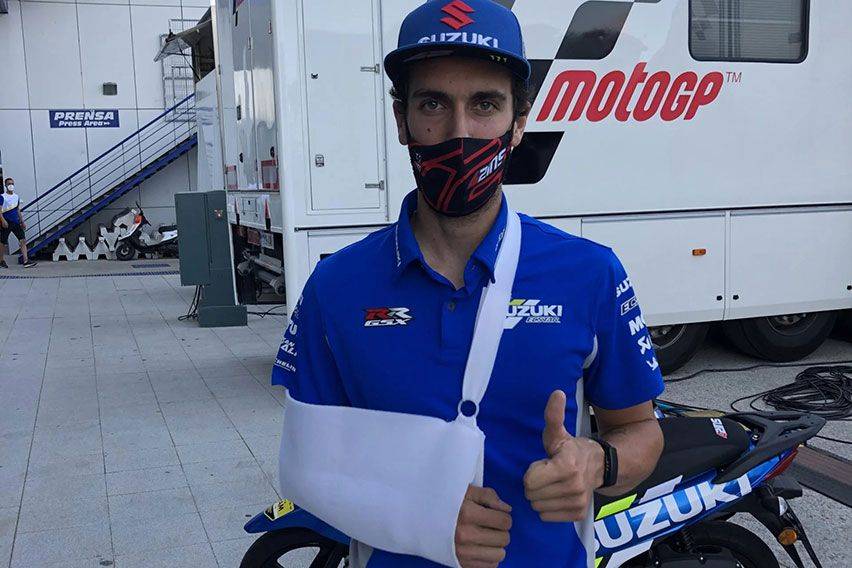 MotoGP: Alex Rins Absen Perkuat Suzuki di Catalunya Gara-Gara Kecelakaan Sepeda