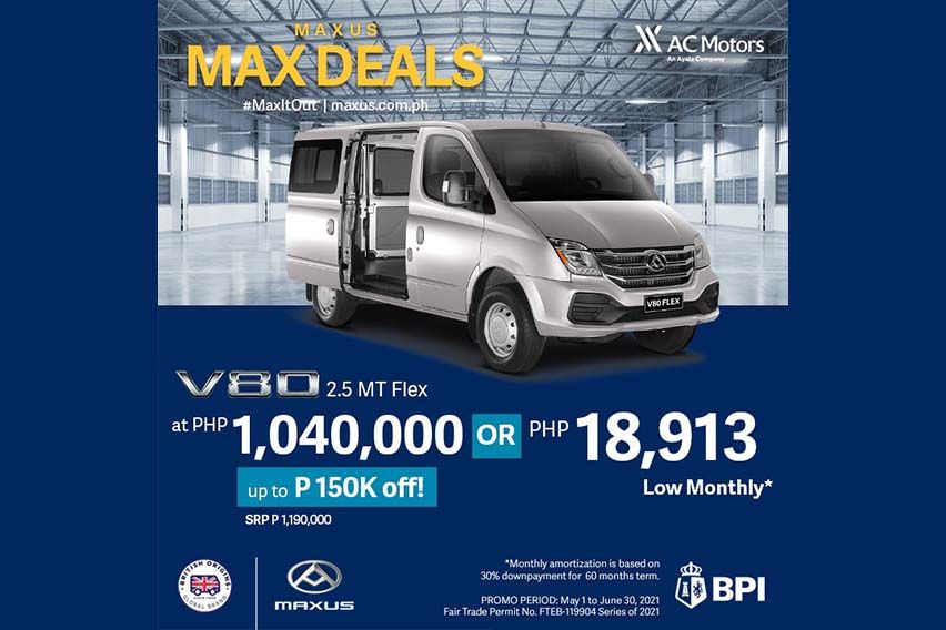 Maxus V80 - June 2021 Promo