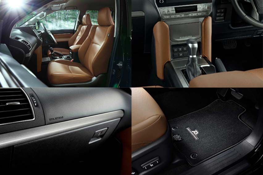 apan-limited 70th anniversary Toyota Prado interior
