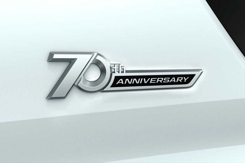 apan-limited 70th anniversary Toyota Prado badge