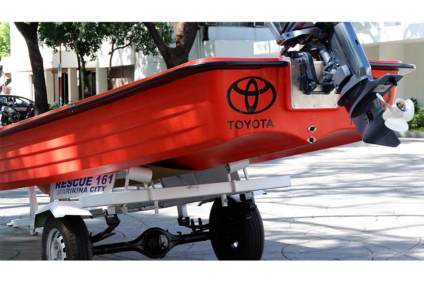 Toyota Disaster Relief Equipment Donation to Marikina Local Government Unit (LGU)