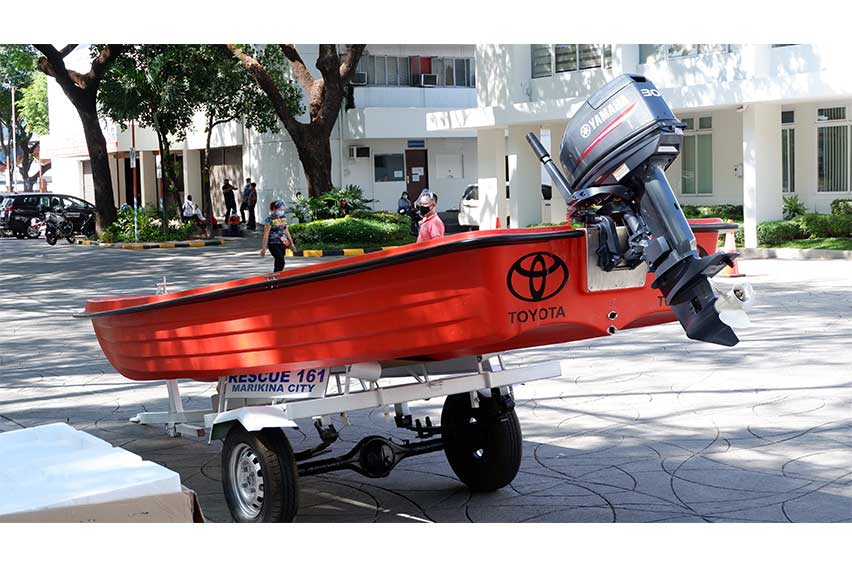 Toyota Disaster Relief Equipment Donation to Marikina Local Government Unit (LGU)