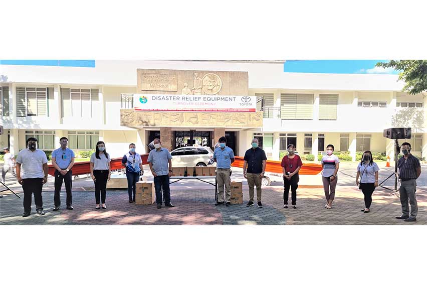 Toyota Disaster Relief Equipment Donation to Marikina Local Government Unit (LGU)