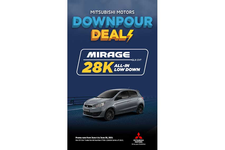 Mitsubishi Mirage - Mitsubishi Downpour Deals (June 2021)