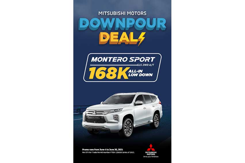 Mitsubishi Montero Sport - Mitsubishi Downpour Deals (June 2021)