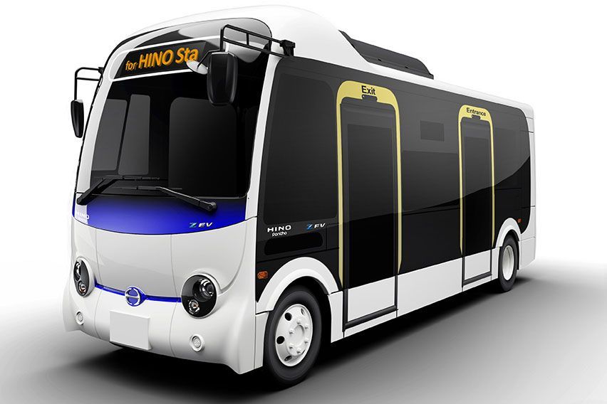 Hino Motors Pamerkan Bus Listrik Konsep Poncho Z Bertampang Menggemaskan