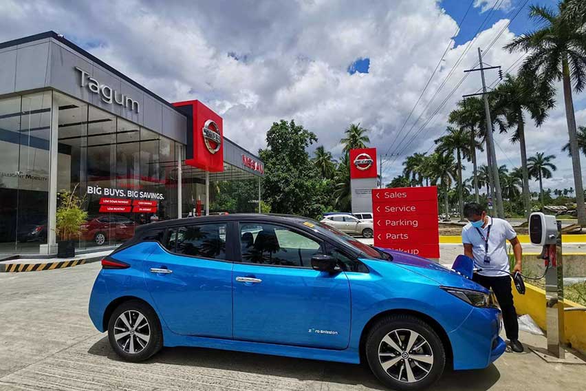 Nissan Leaf at Nissan Tagum