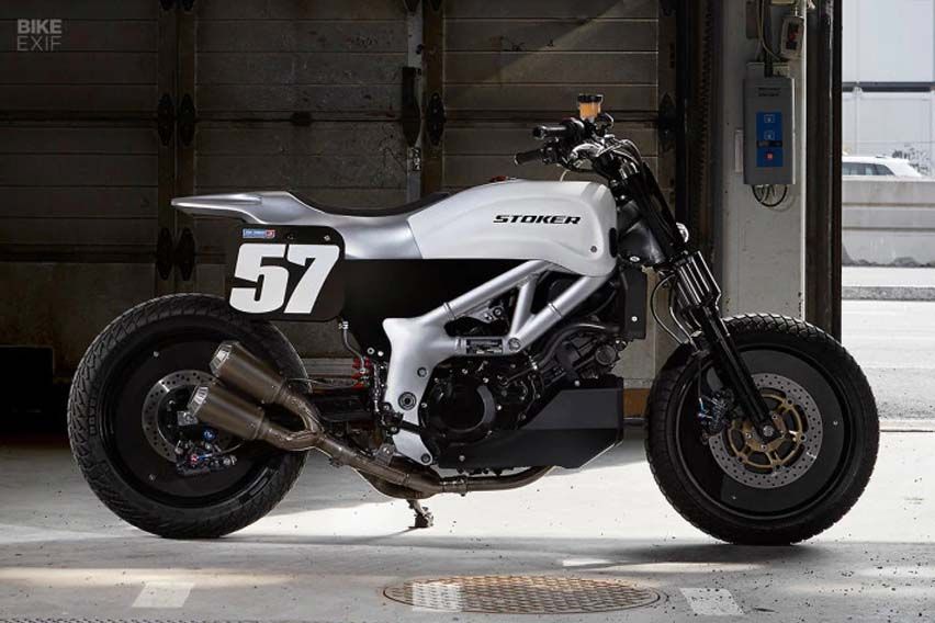 Suzuki SV650 Street Tracker side