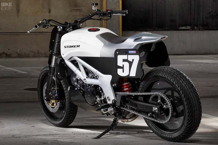 Suzuki SV650 Street Tracker rear