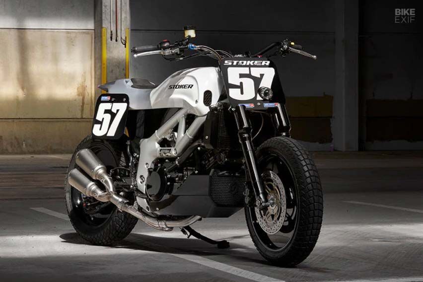 Check out this modified Suzuki SV650 Street Tracker