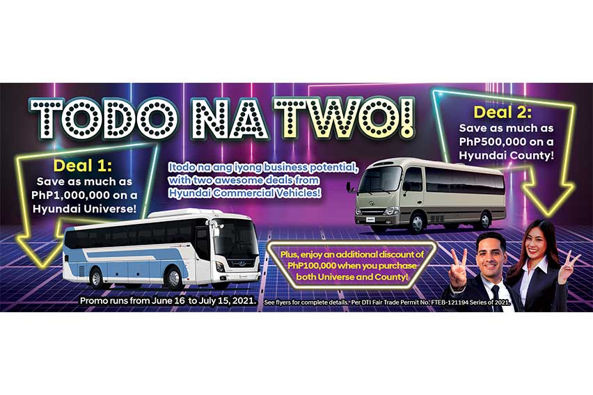 Hyundai Todo na Two Promo 2021