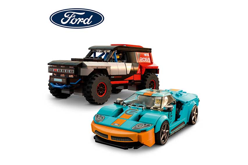 Lego Speed Champions Ford GT Heritage Edition and Bronco R