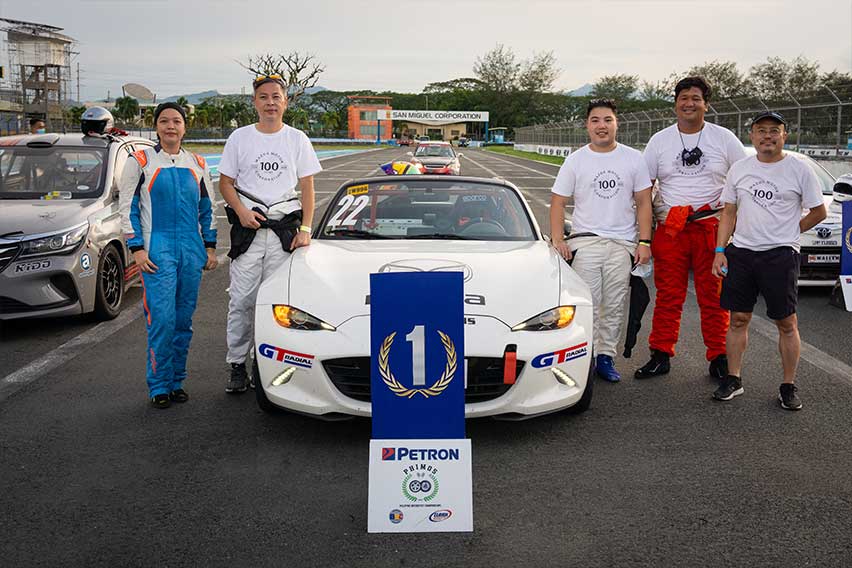 Team Mazda Philippines at the 2021 Petron Kalayaan Cup 12-hour Endurance Challenge