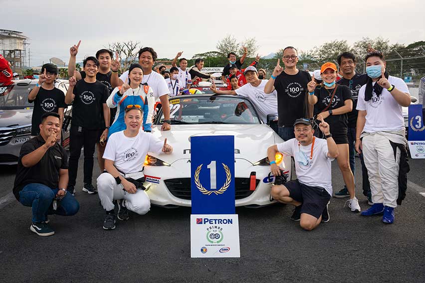 Team Mazda Philippines at the 2021 Petron Kalayaan Cup 12-hour Endurance Challenge