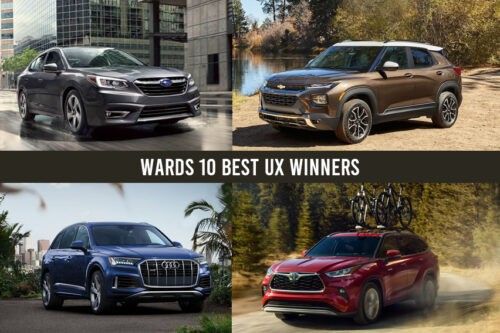 Wards Auto’s Top 10 User Experience winners 