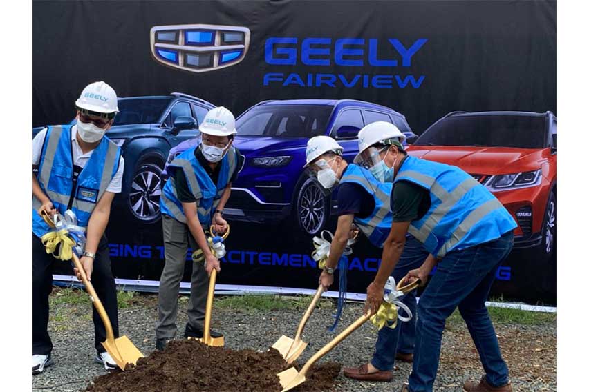 Geely Fairview Groundbreaking Ceremony