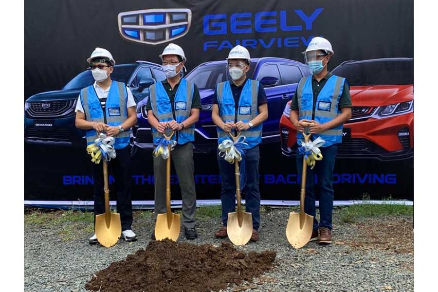 Geely PH breaks ground on new Fairview dealership