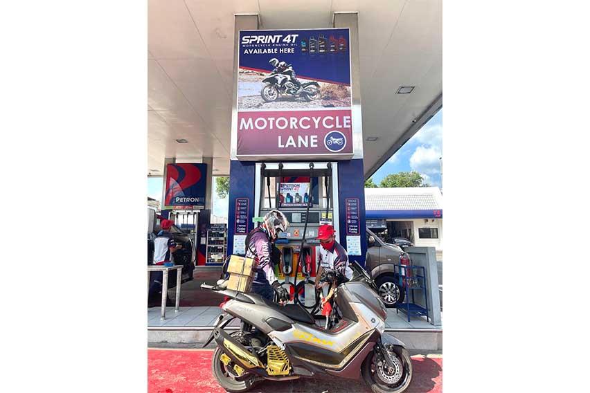 Petron opens exclusive motorcycle lanes for safer, faster service
