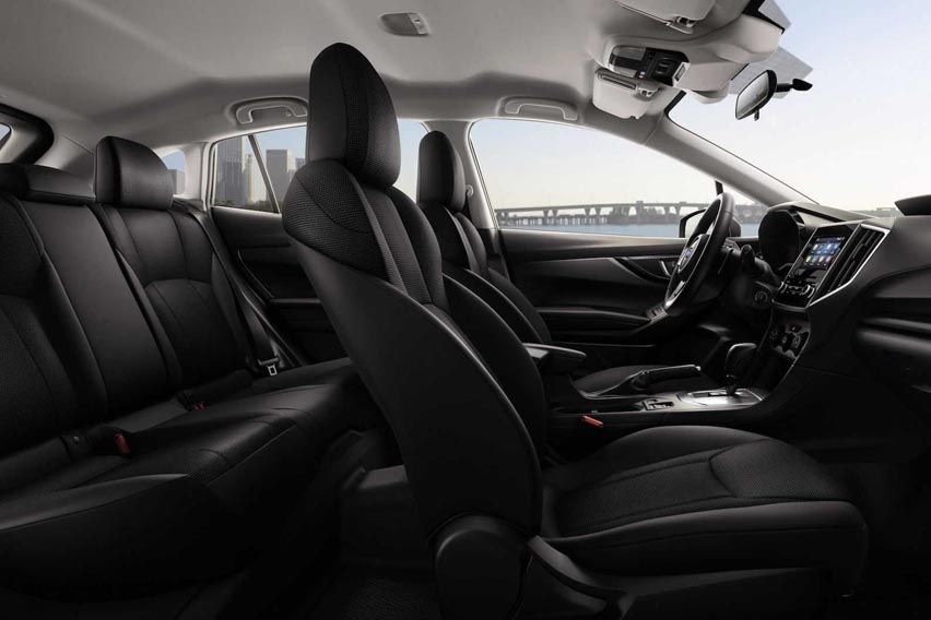 model is only available with the Impreza hatch.  2022 Subaru Impreza cabin