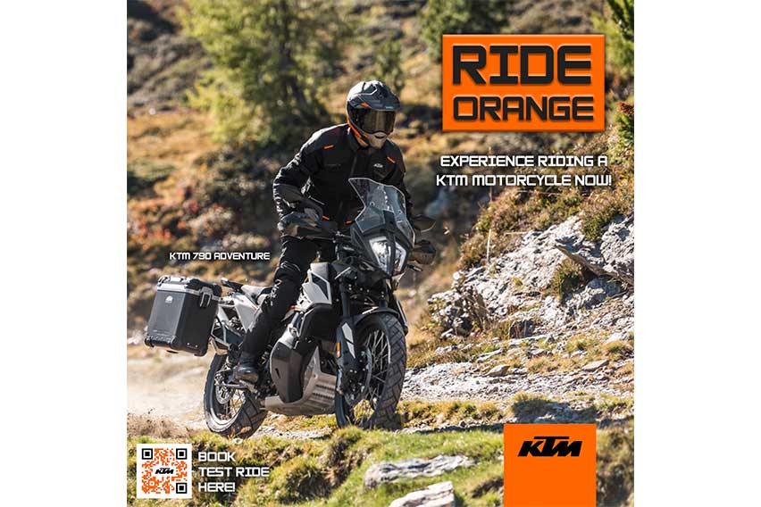 KTM Test Ride Portal