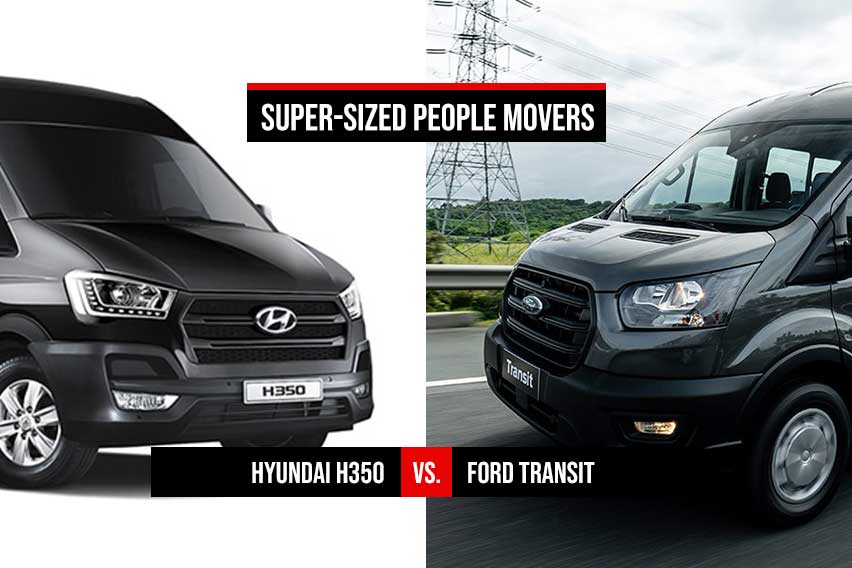 Minibus matchup: Hyundai H350 vs. Ford Transit