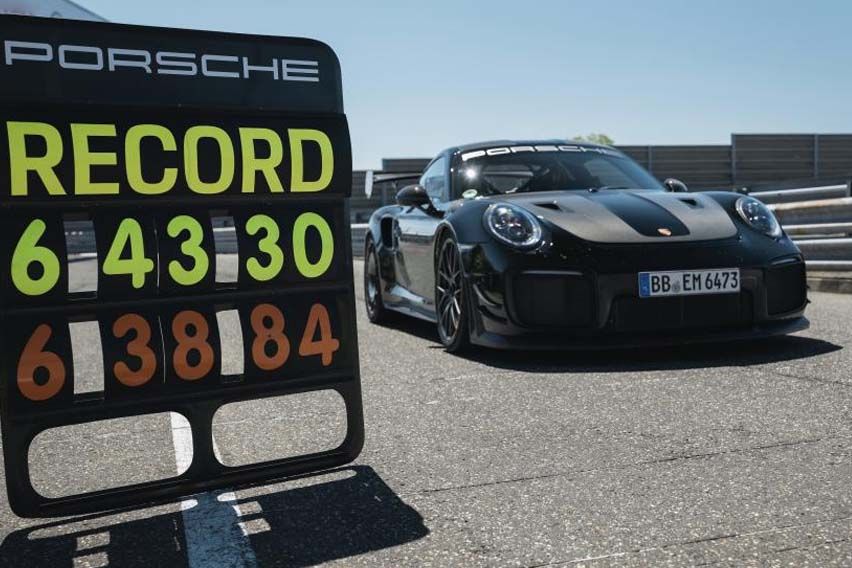 Porsche 911 GT2 RS lap record