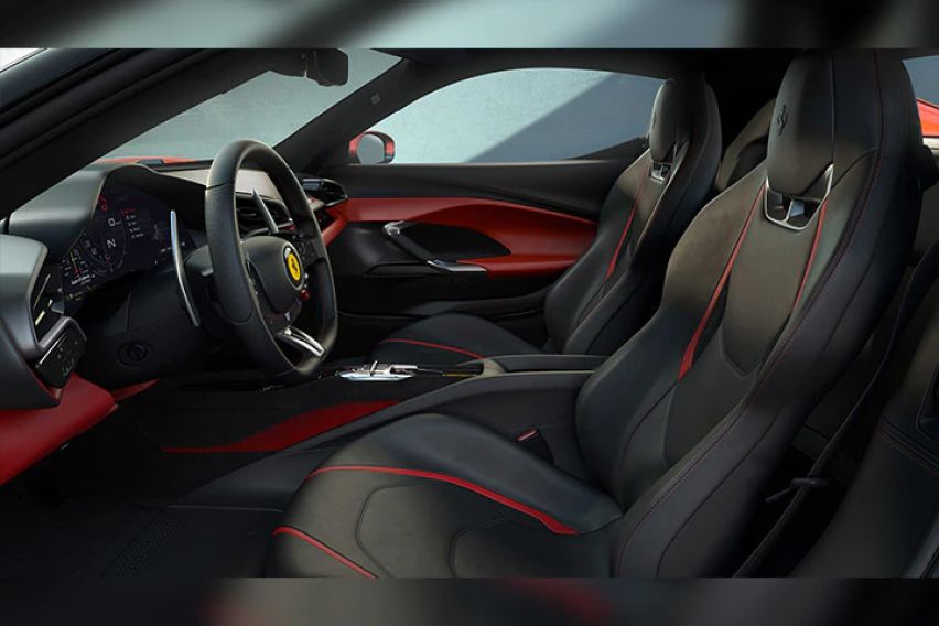 Ferrai 296 GTB cabin