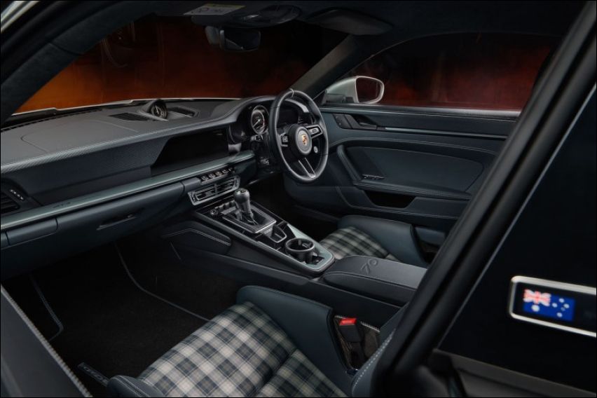  limited-run GT3 70 Year Porsche Australia Edition cabin