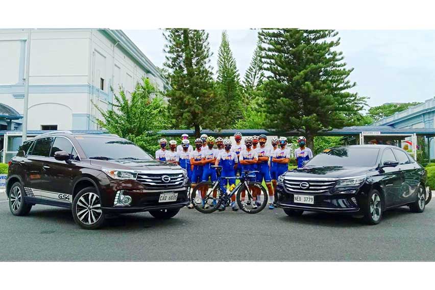 GAC Motor PH is official mobility partner of 2021 PhilCycling Road Bike Trials