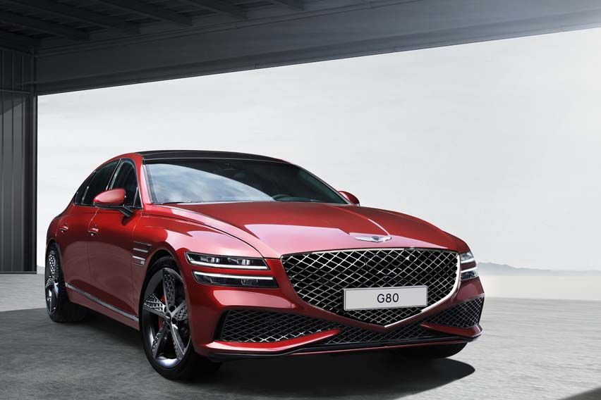 2022 Genesis G80 Sport debuts with athletic styling and rear-wheel steering