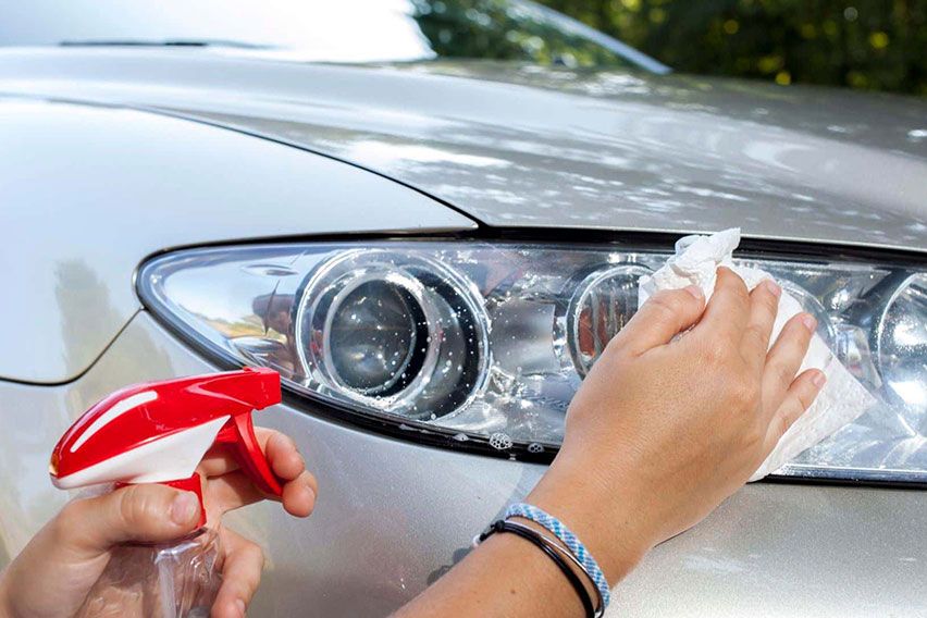 Tips how to clean hedlamp