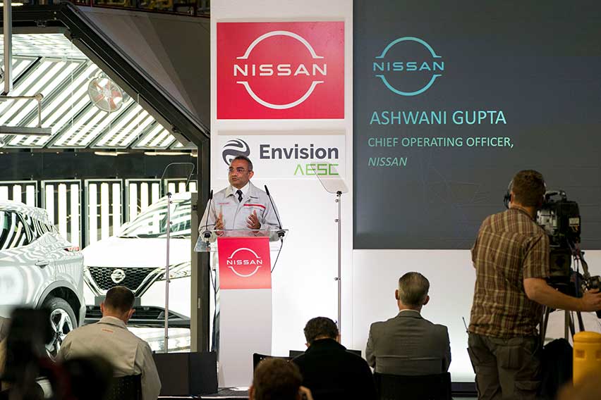 Nissan Chief Operating Officer Ashwani Gupta