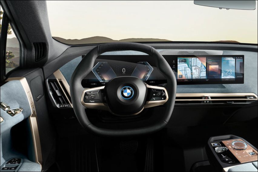 BMW iX cabin