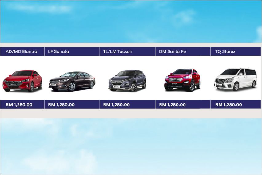 Hyundai Extended Warranty Programme - model details