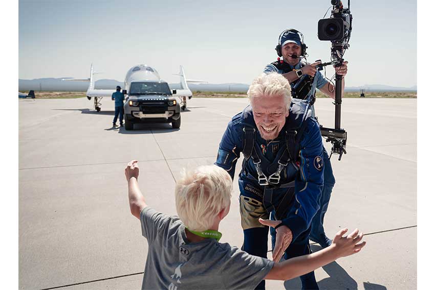 Virgin Galactic x Land Rover