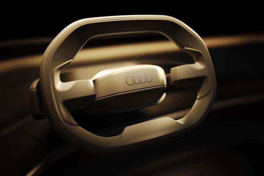 Audi Grand Sphere steering wheel