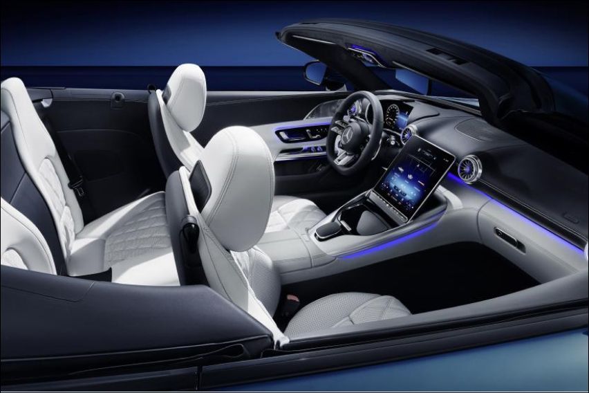 Mercedes-AMG SL interior revealed, get a massive central touchscreen & more 