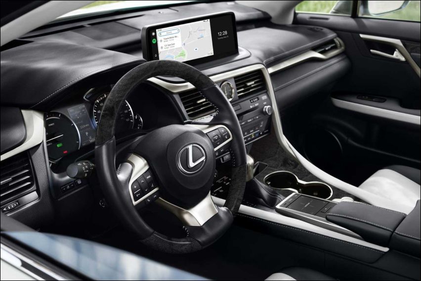 Lexus RX L Black Line interior