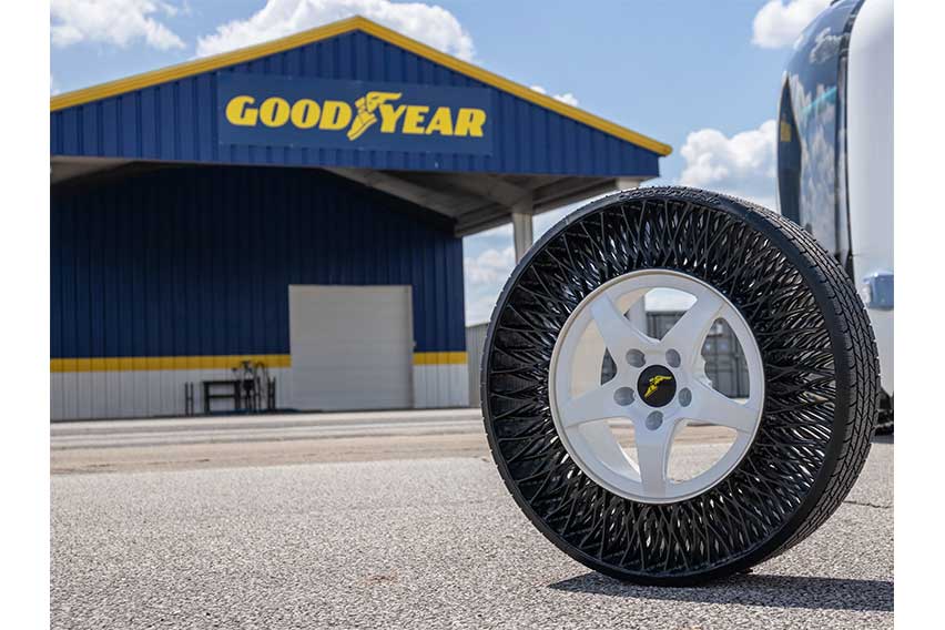 Goodyear airless tire to be used on autonomous shuttles