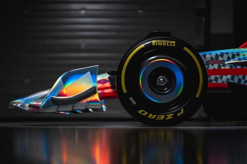 2022 Formula 1 car wheels