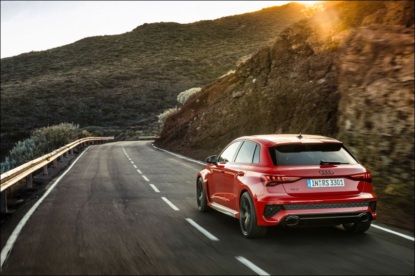 All-new 2022 Audi RS3 Sportback rear