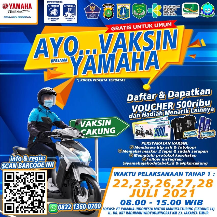 Vaksinasi Covid-19 Yamaha