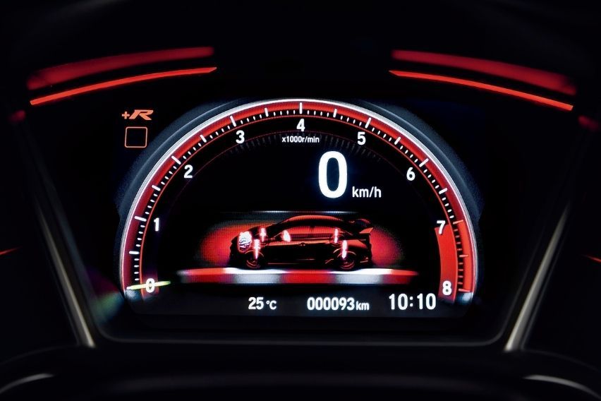 Honda Civic Type-R Driving Mode Display
