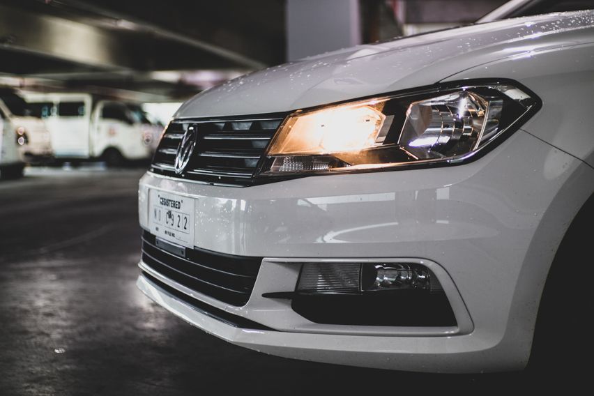 VW Santana Head Lamp