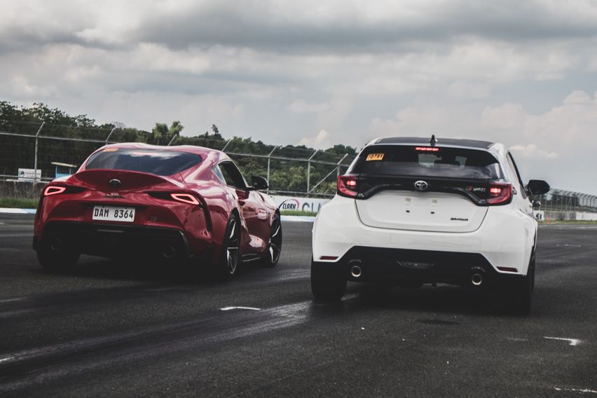 Toyota GR Yaris with GR Supra 